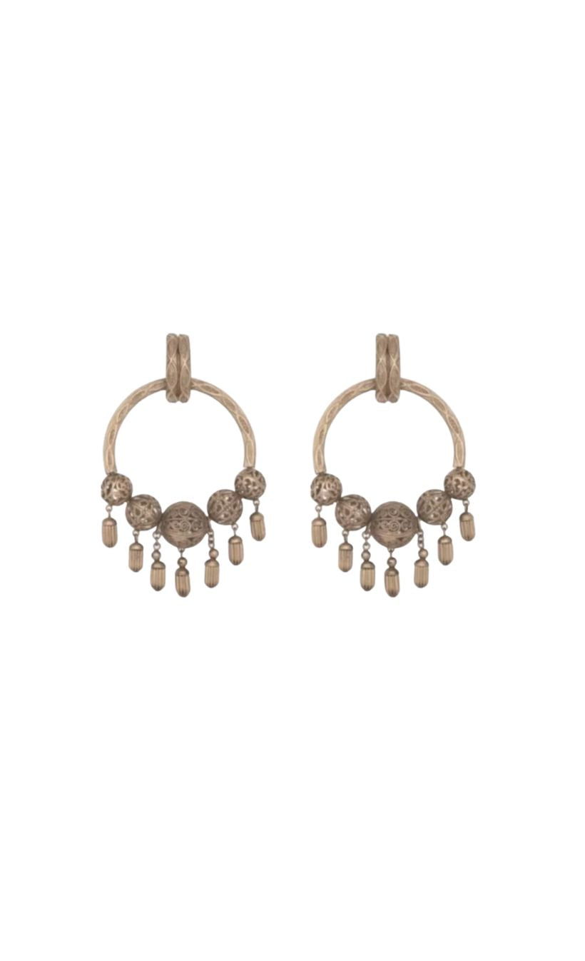 Metal Charm Hoops