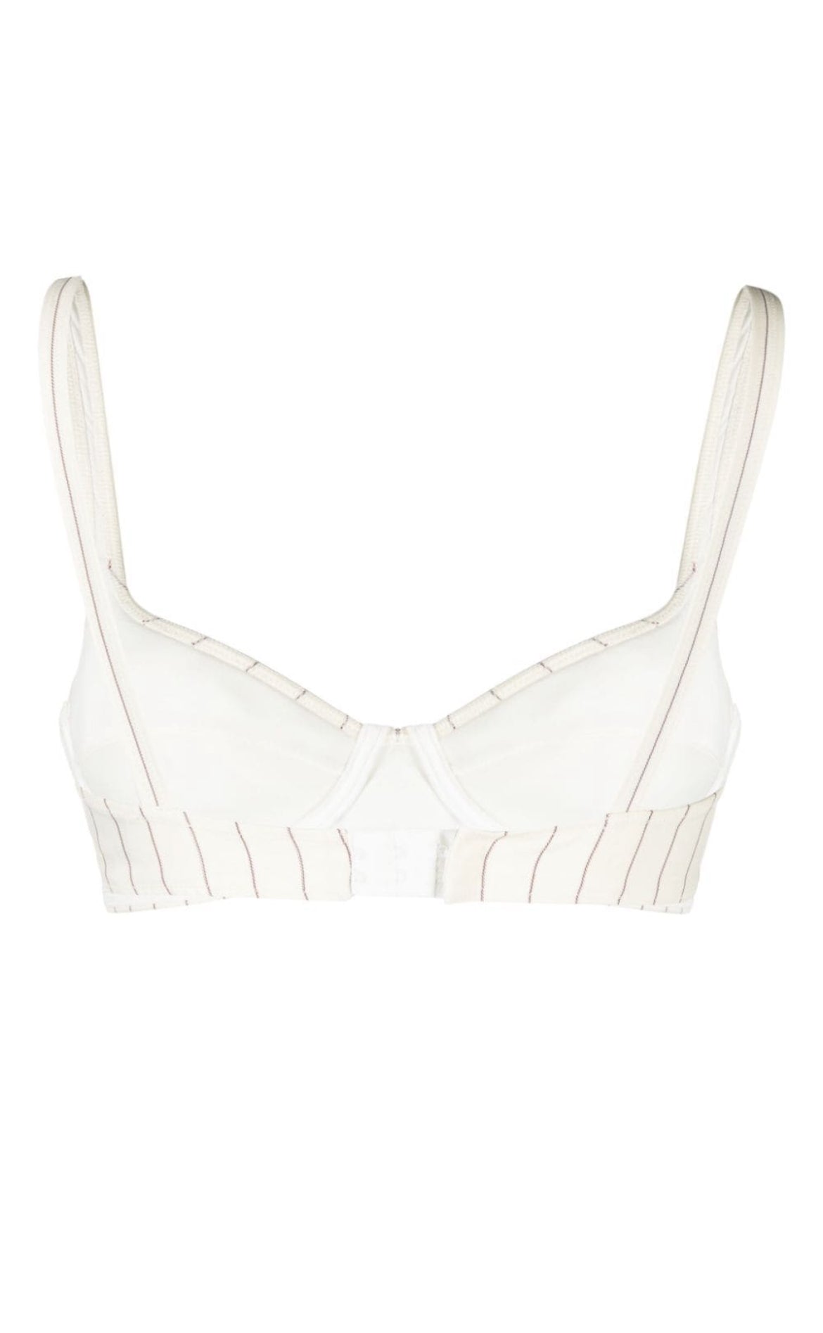 Stripe-Print Bra