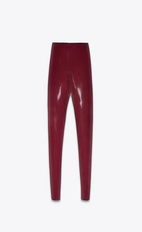 High-Rise Latex Leggings