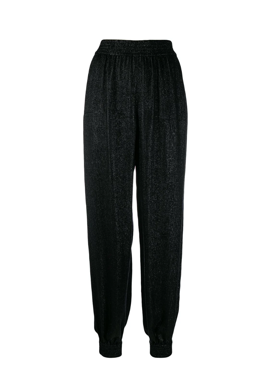 Lamé Knit Trousers