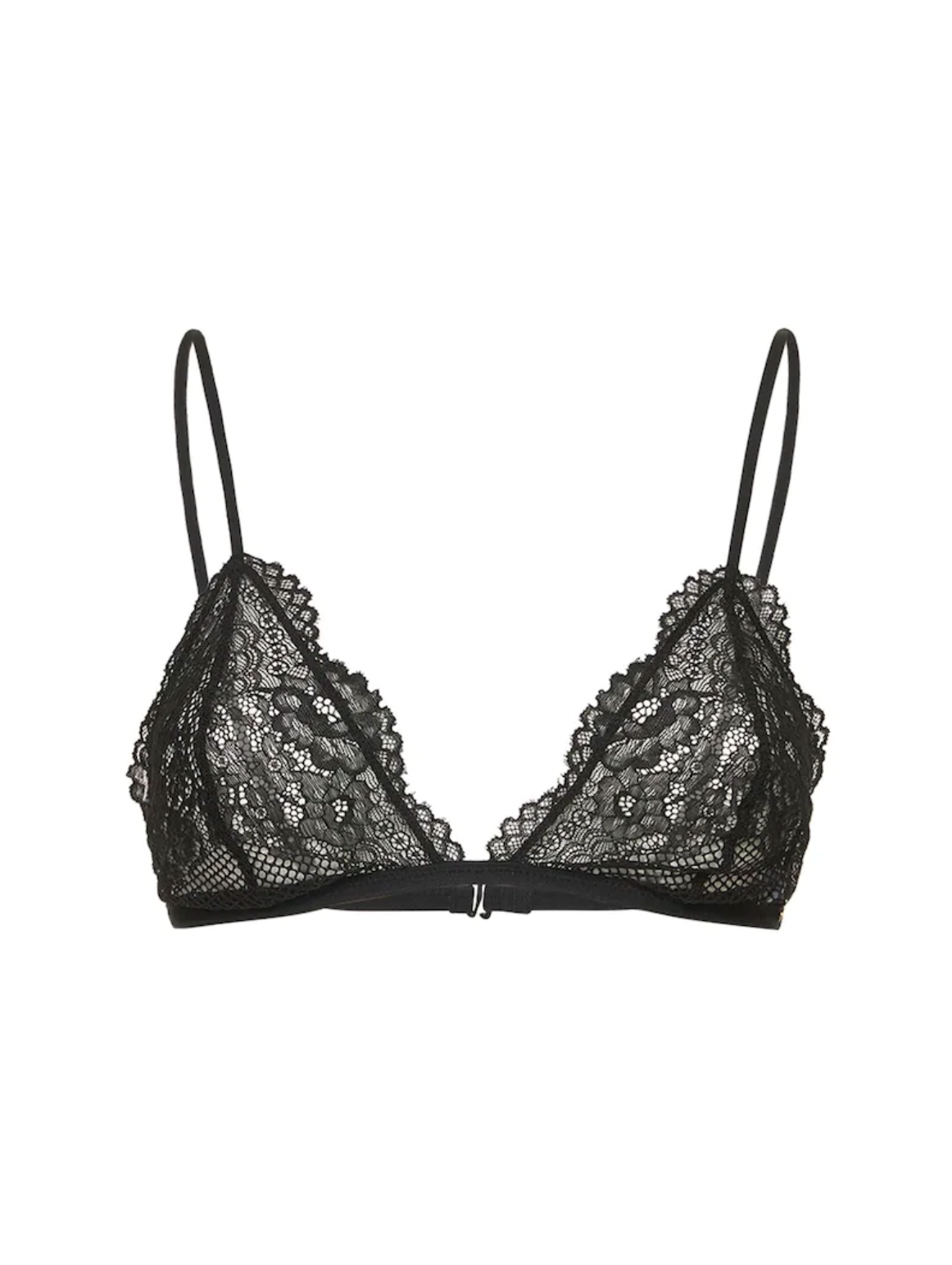 Black Lace Trim Bralette
