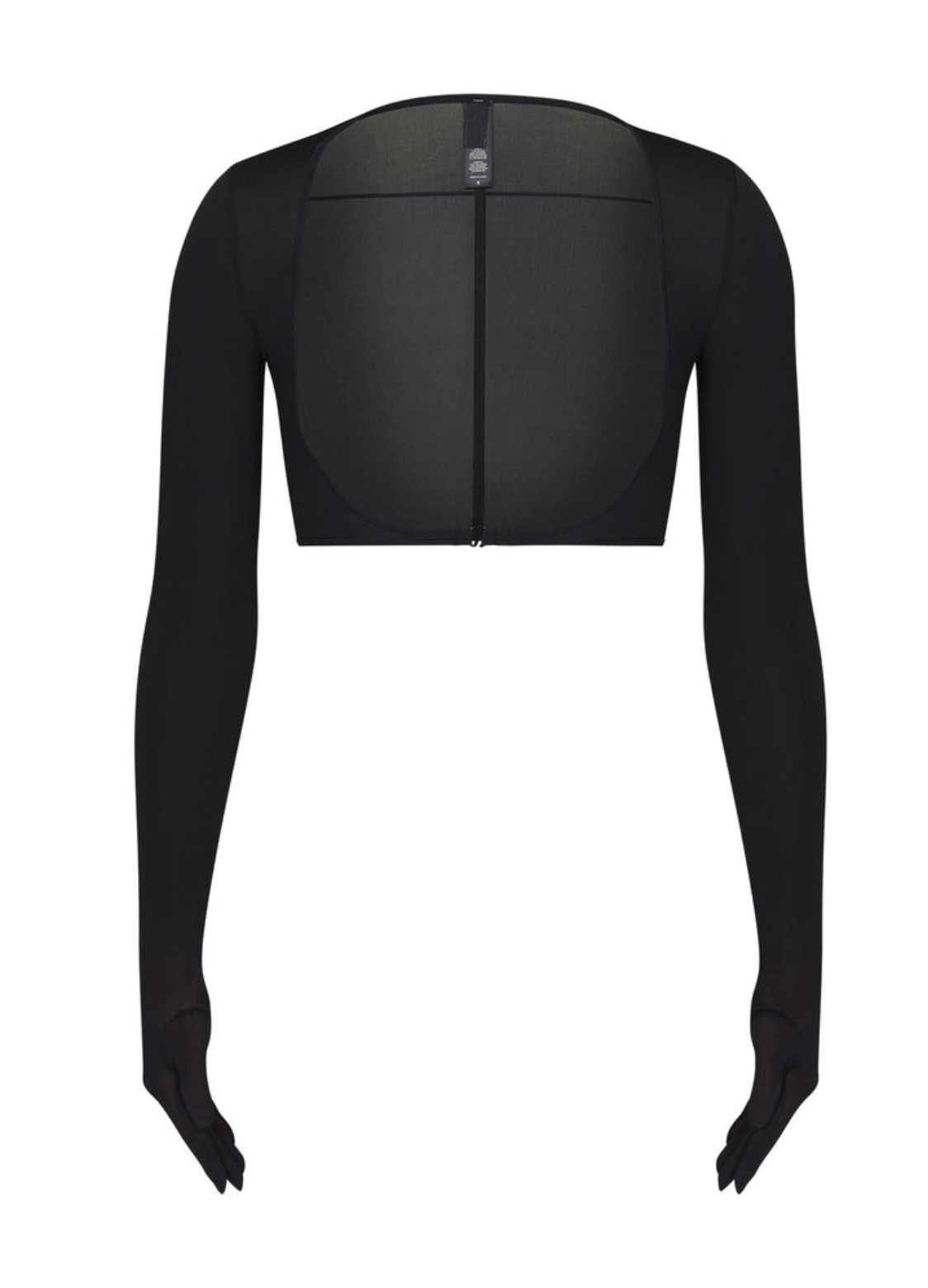 Jelly Sheer Shoulder Sleeve Top