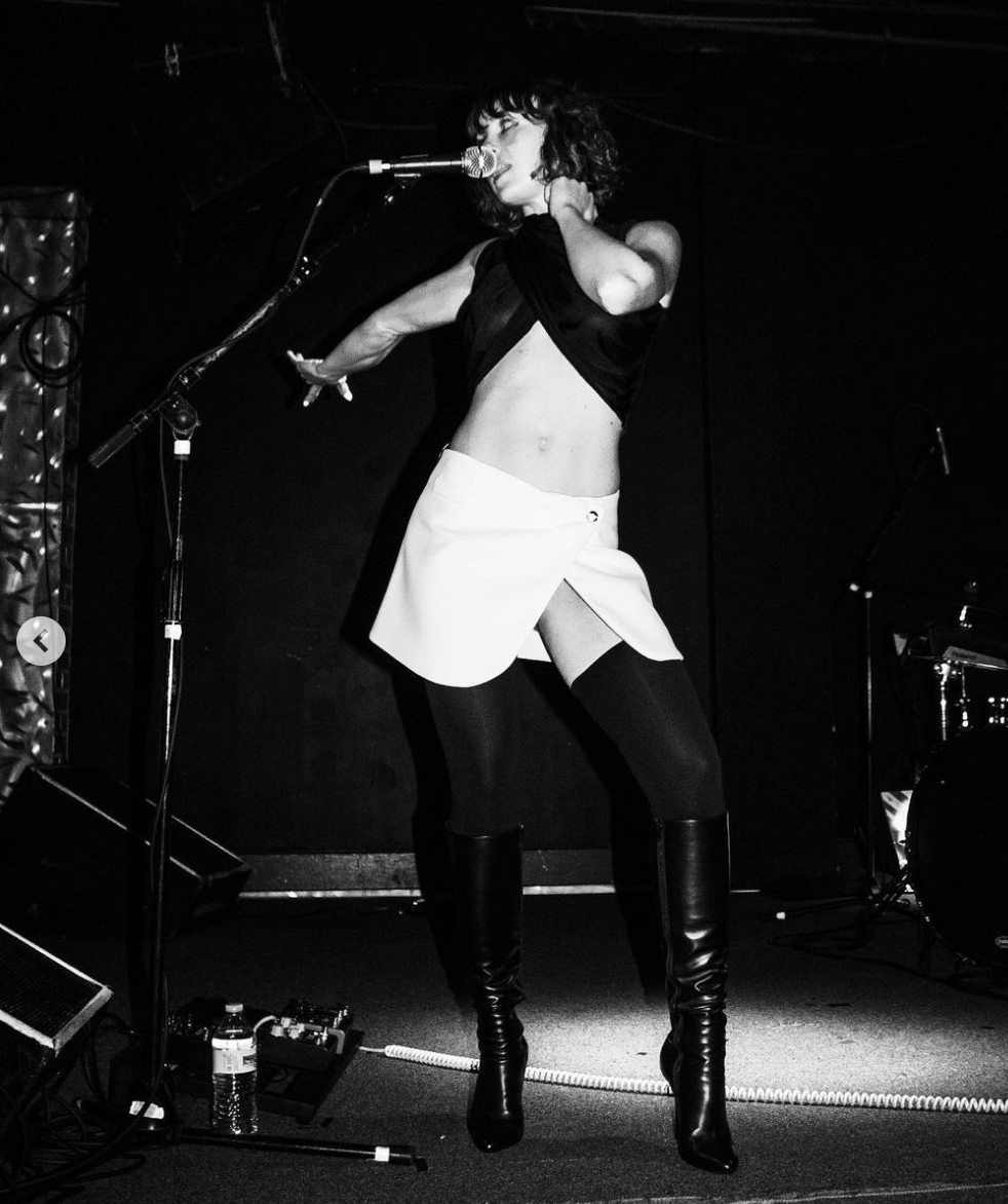 White Tailored Miniskirt