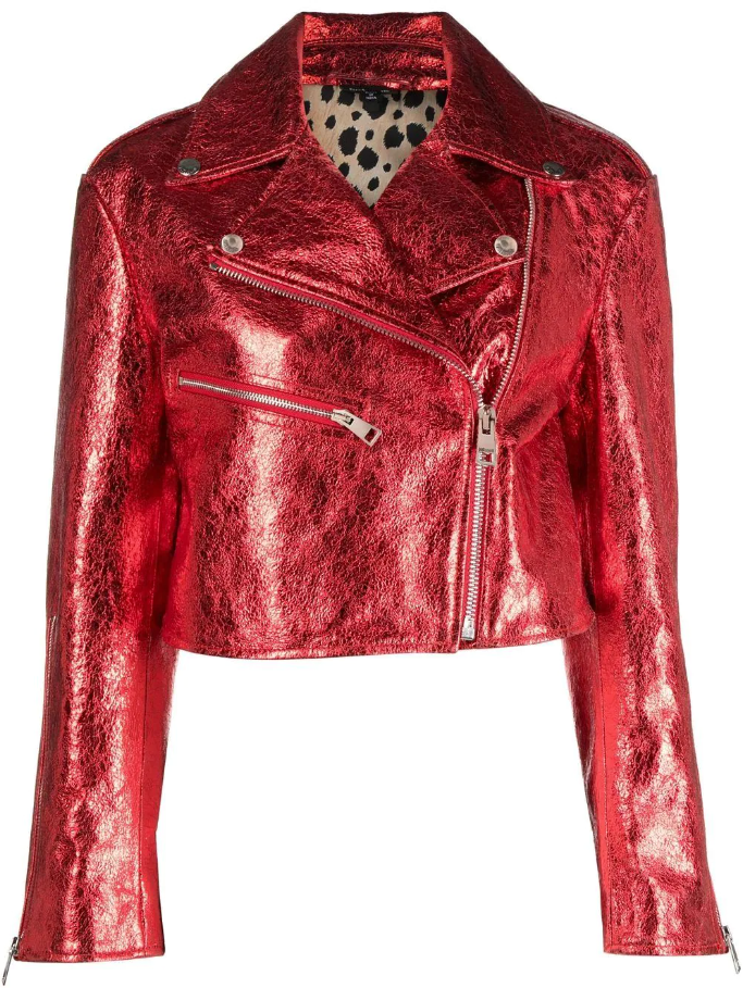 Mars Red Leather Jacket