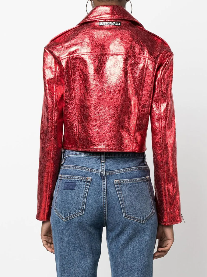Mars Red Leather Jacket