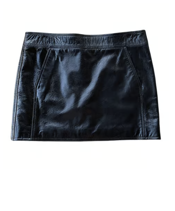 Patent Leather Mini Skirt