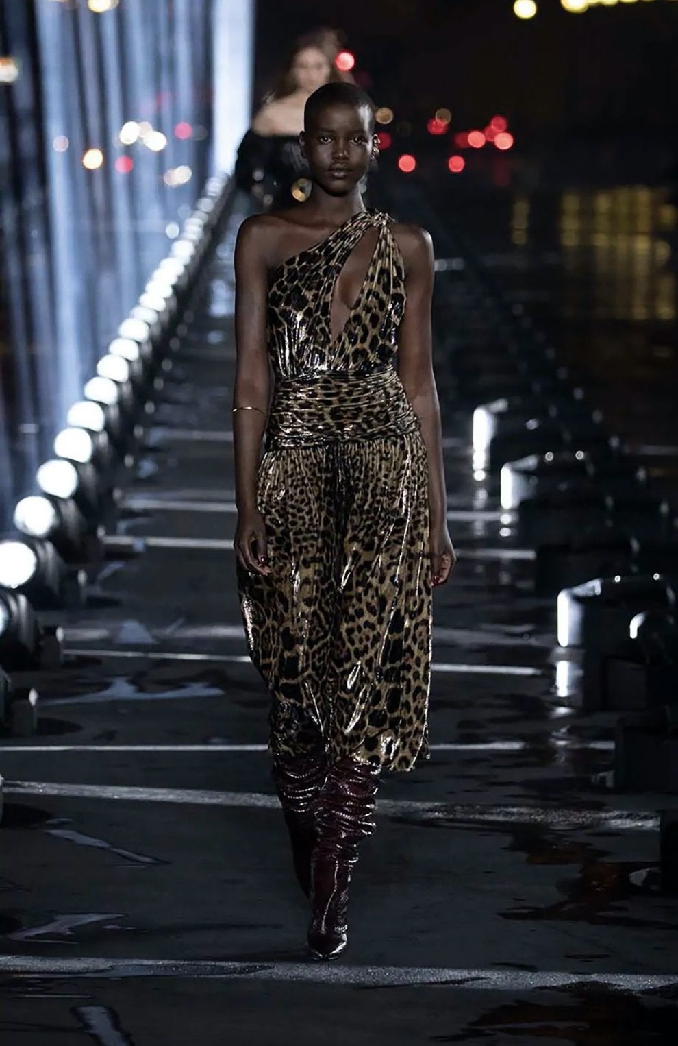 Nigel Leopard Dress