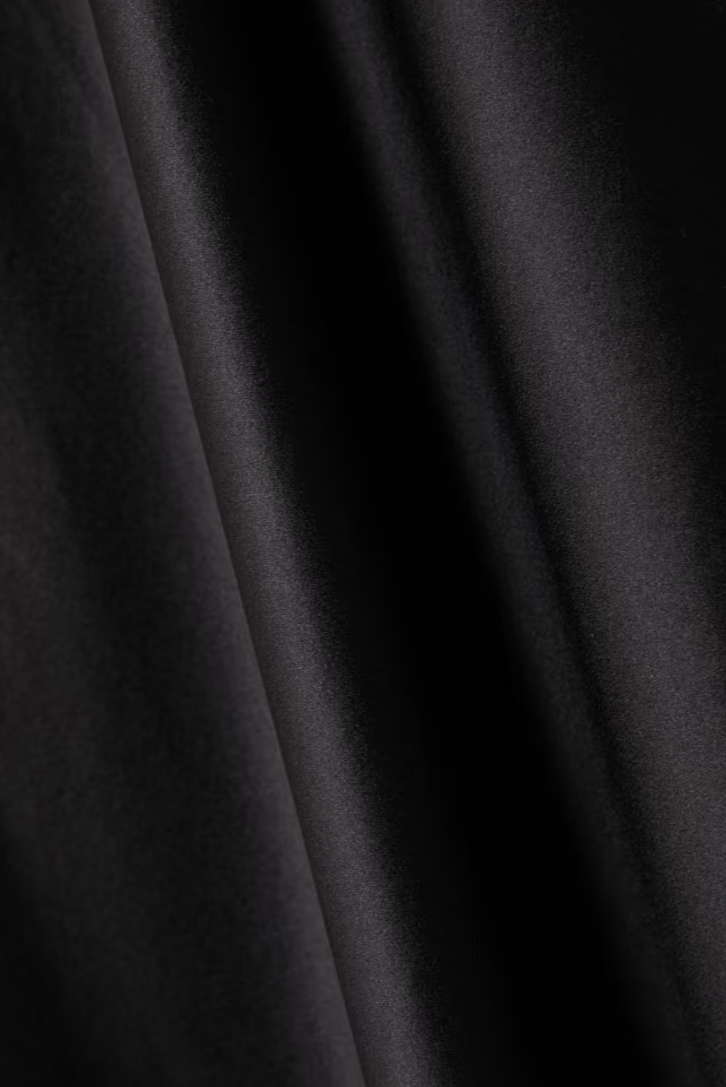 JPG x Lotta Volkova Layered Silk-Satin and Crepe Midi Dress