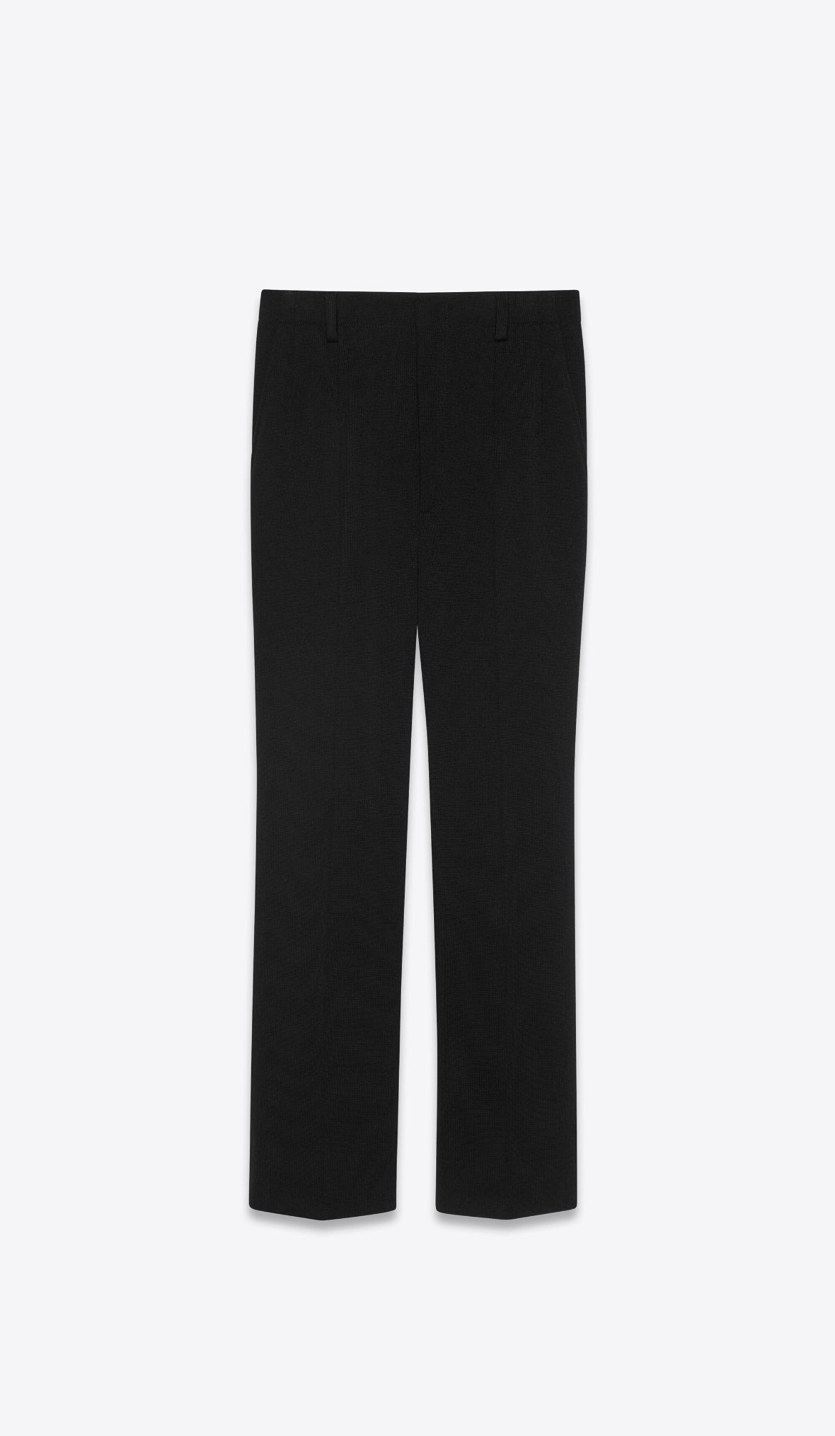 Jersey Compact De Laine Noir Pants